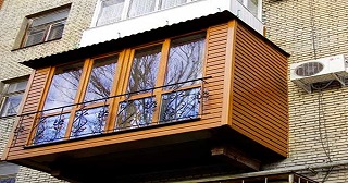 Внешняя отделка балкона Камышин цена от 1040 руб. м/2.