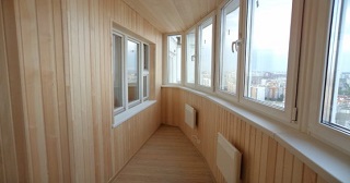 Внутренняя отделка лоджии Камышин, цена от 208 руб. м2